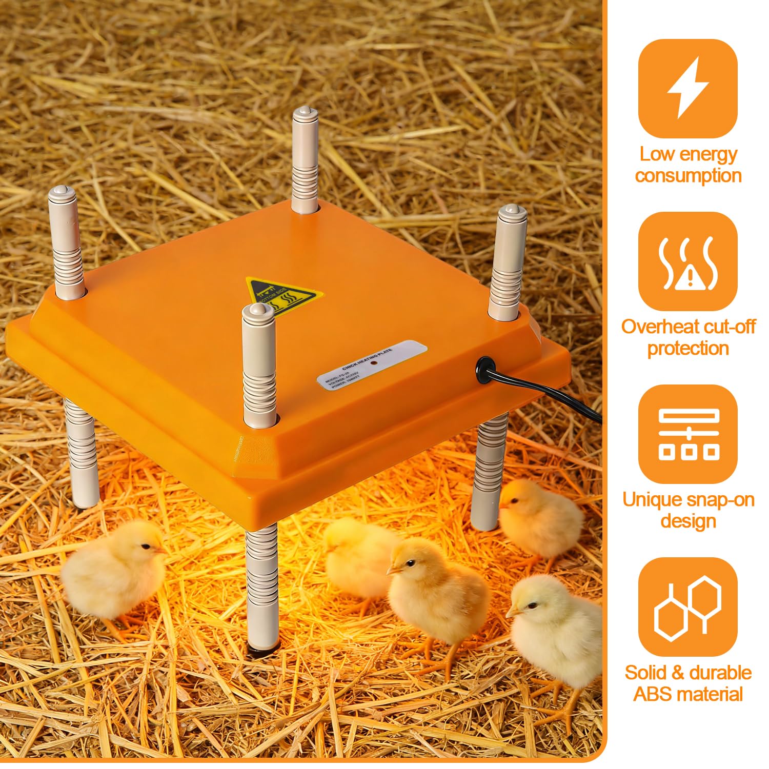Amazon.co.jp: ひよこ用Brooder ヒーター - ひよこブローダープレート